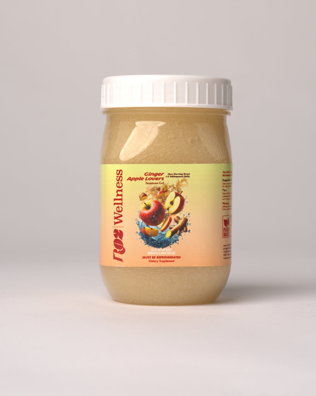 Apple Ginger Sea Moss Gel | R102 Wellness