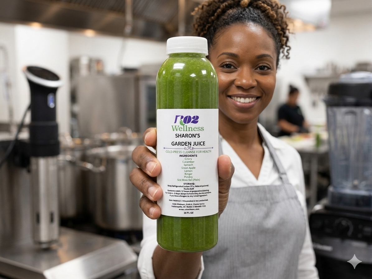 Sharon's Garden Cold-Pressed Detox Juice