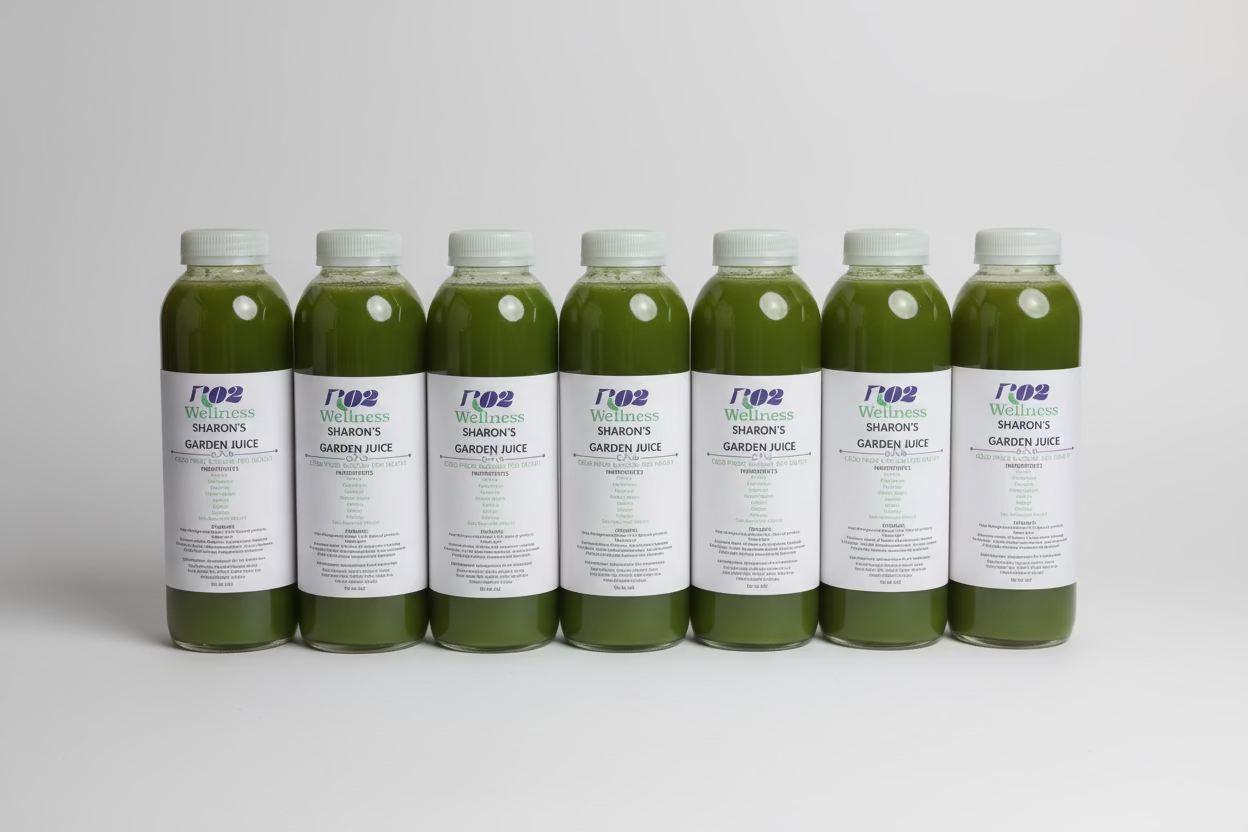 Sharon's Garden Cold-Pressed Detox Juice