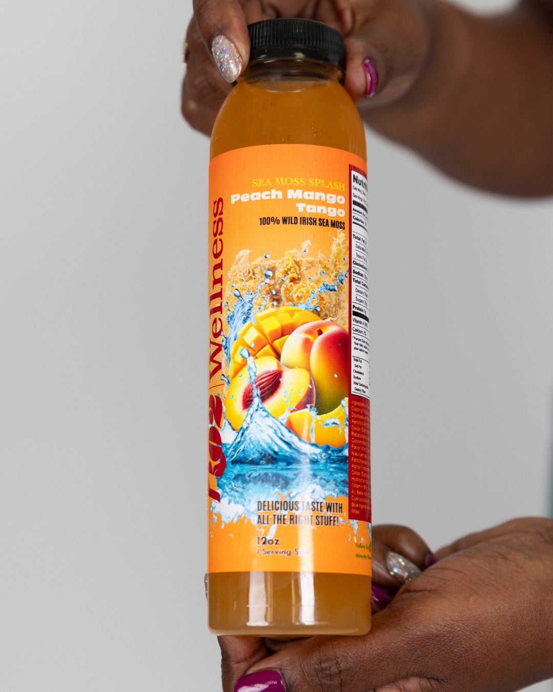 Peach Mango Sea Moss Splash Drink | R102 Wellness