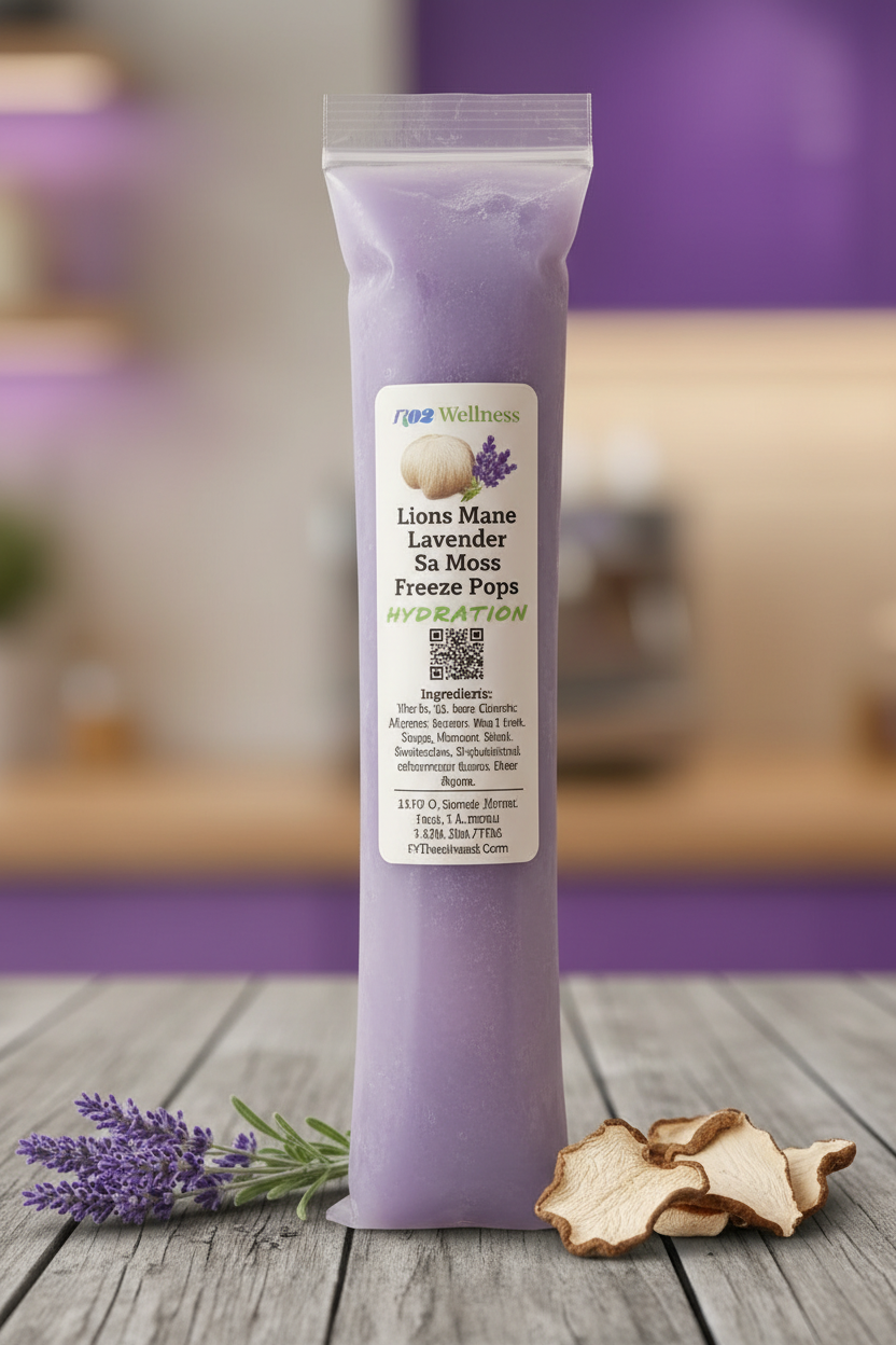 Lions Mane Lavender Freeze Pop