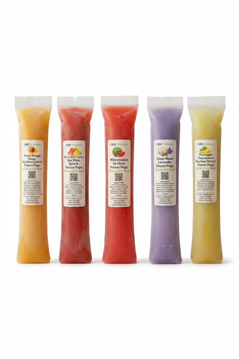 Sea Moss Freeze Pops Mixed Pack - All 5 Flavors